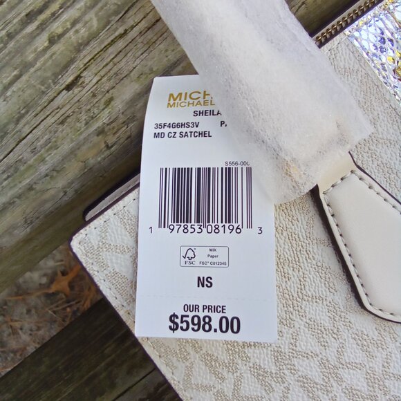 Michael Kors NEW $598 Sheila Satchel Bag No Callouts - Picture 3 of 9